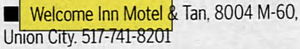 Welcome Inn Motel - Sep 2001 Listing